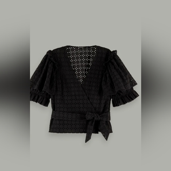 Scotch & Soda Broderie Anglaise Top Size Large - Picture 4 of 7